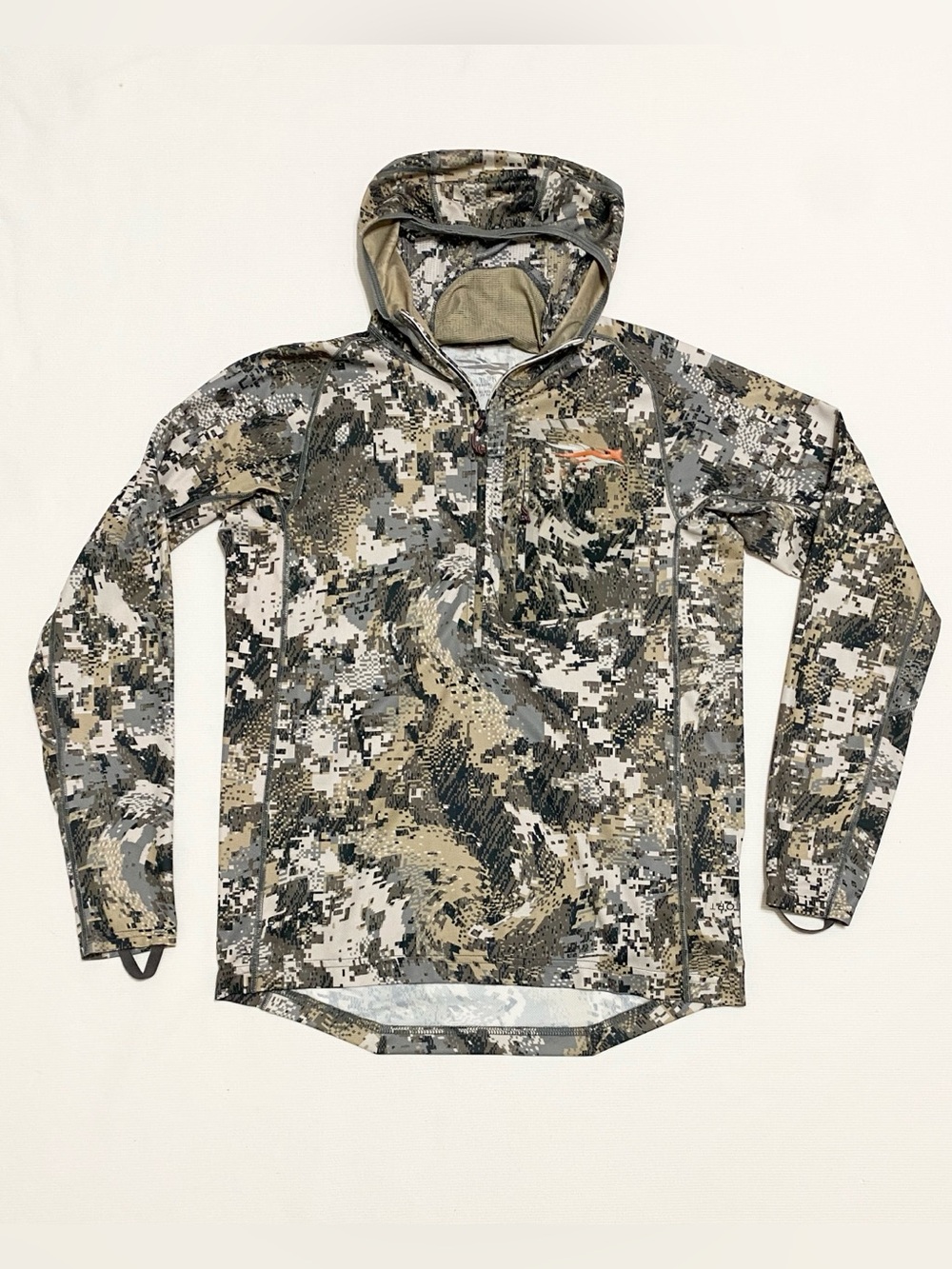 Sitka Core Lightweight Hoody 1/4 Zip Pullover Camo Optifade Open Country